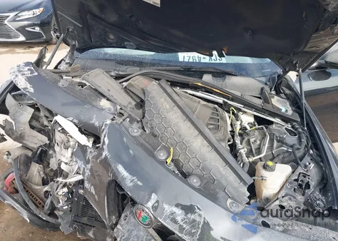 2018 Alfa Romeo Giulia Ti Sport Awd from USA, damaged, VIN ZARFAEEN0J7566599